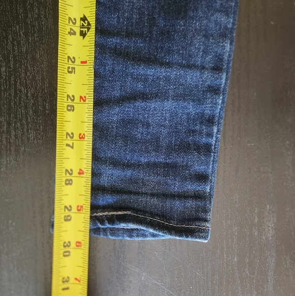 Levis 711 Skinny Jeans Dark Wash Square Pockets Stretchy Mid Rise Womens Size 24 - Picture 9 of 10